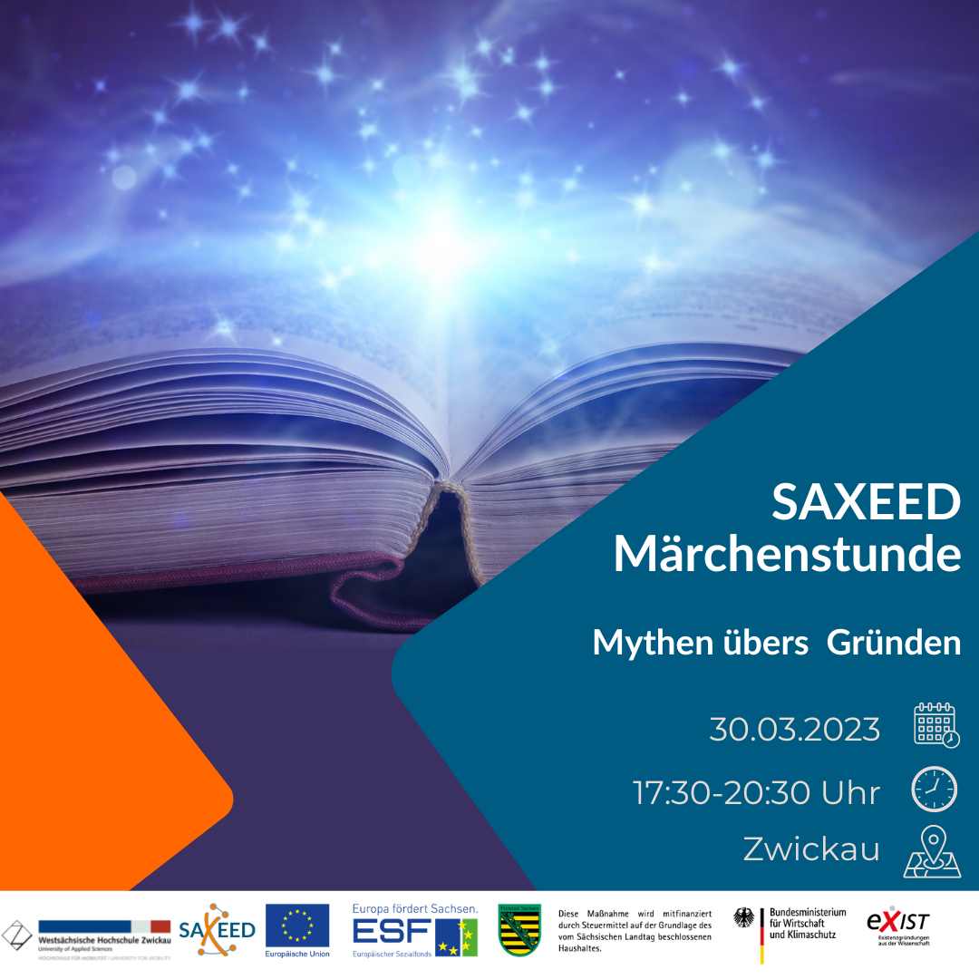 SAXEED Märchenstunde – Mythen übers Gründen