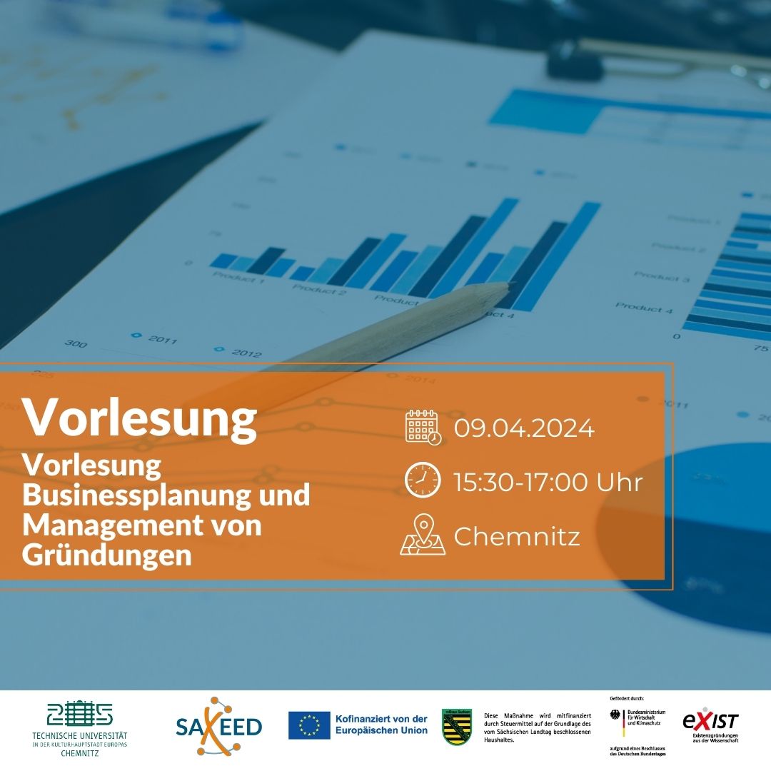 Vorlesung Businessplanung und Management von Gründungen