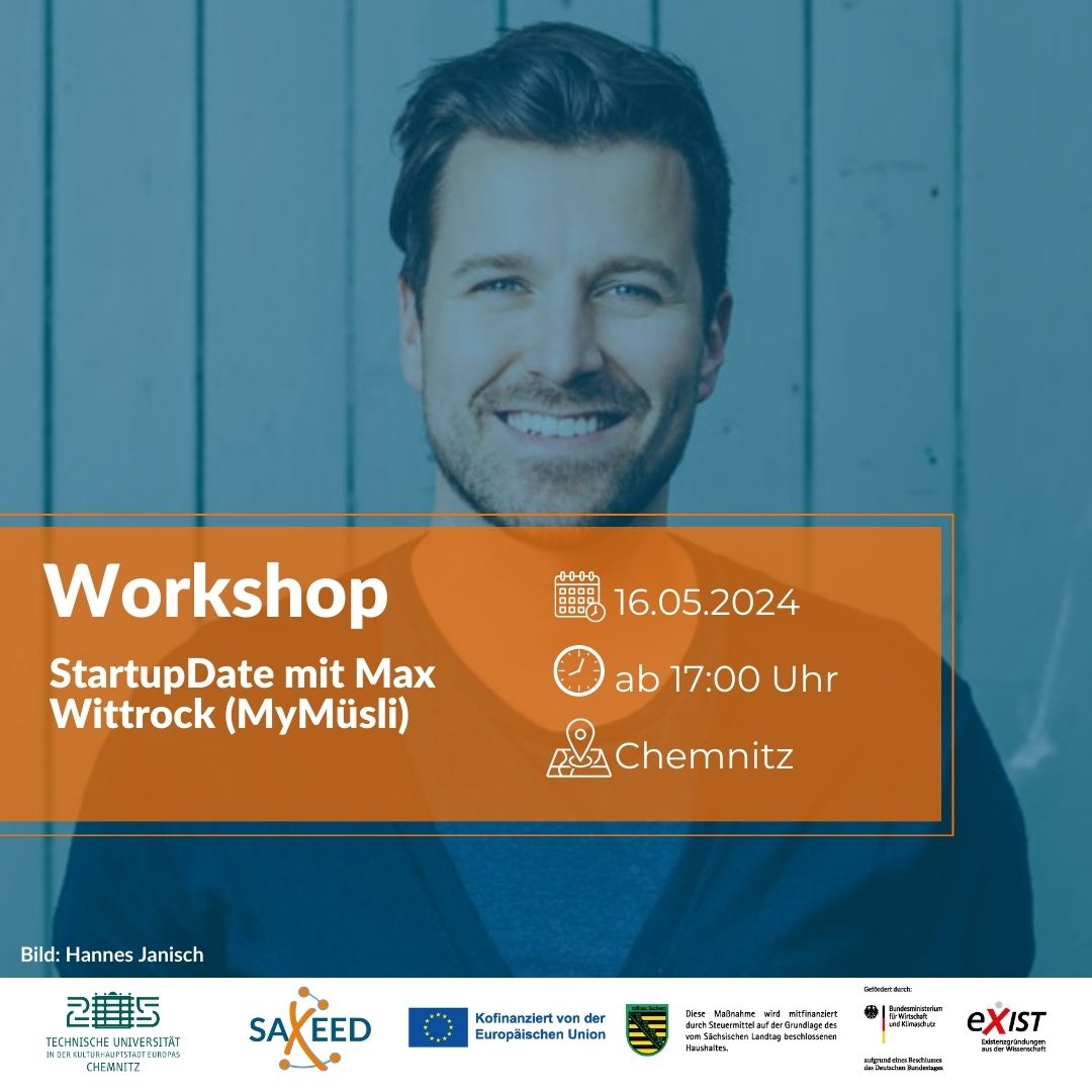 Startup Date mit Max Wittrock (MyMüsli)
