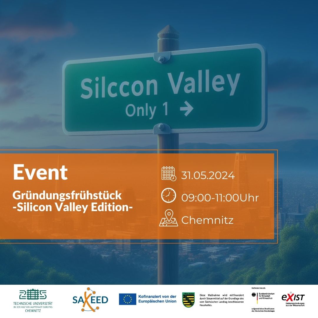 Gründungsfrühstück - Silicon Valley Edition- Chemnitz