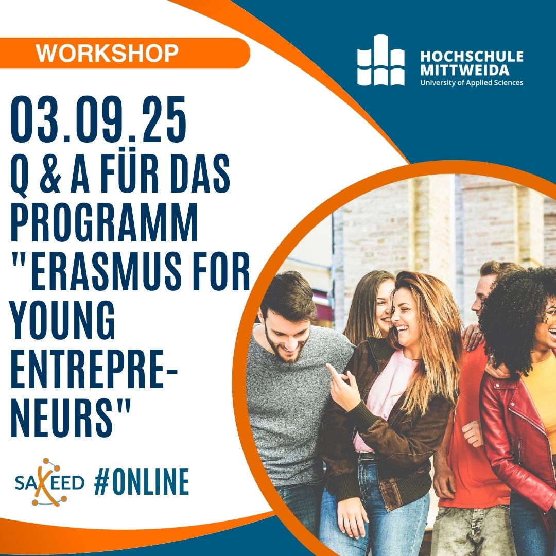 Q & A für das Programm "Erasmus for young Entrepreneurs" (online)