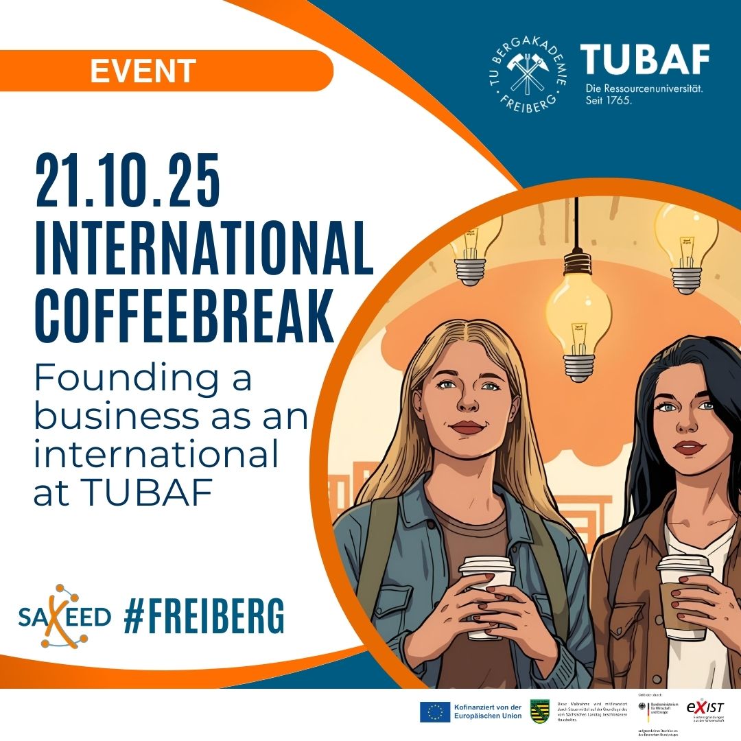 International Coffeebreak - Founding a business as an international at TUBAF