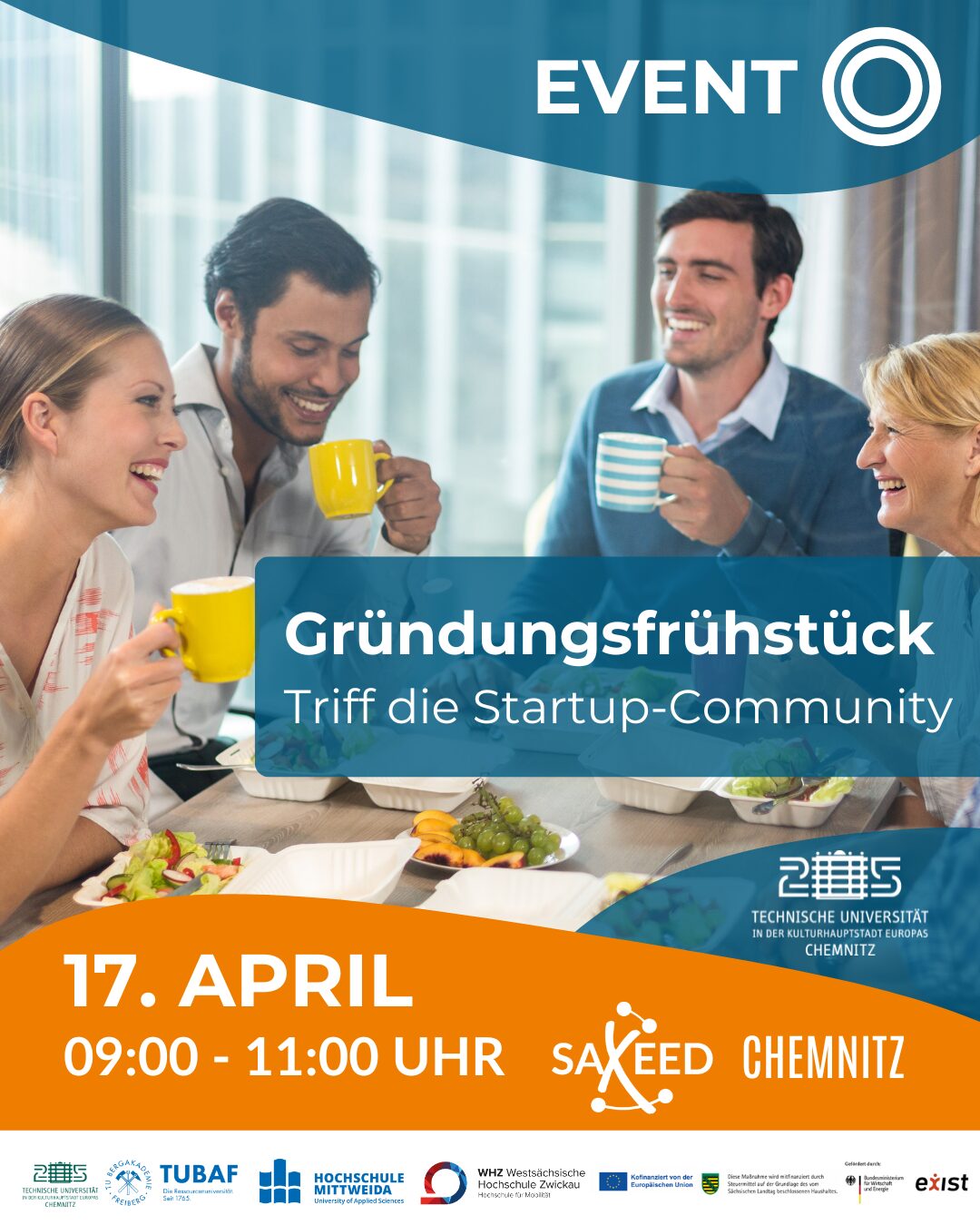 Gründungsfrühstück - Triff die Startup-Community