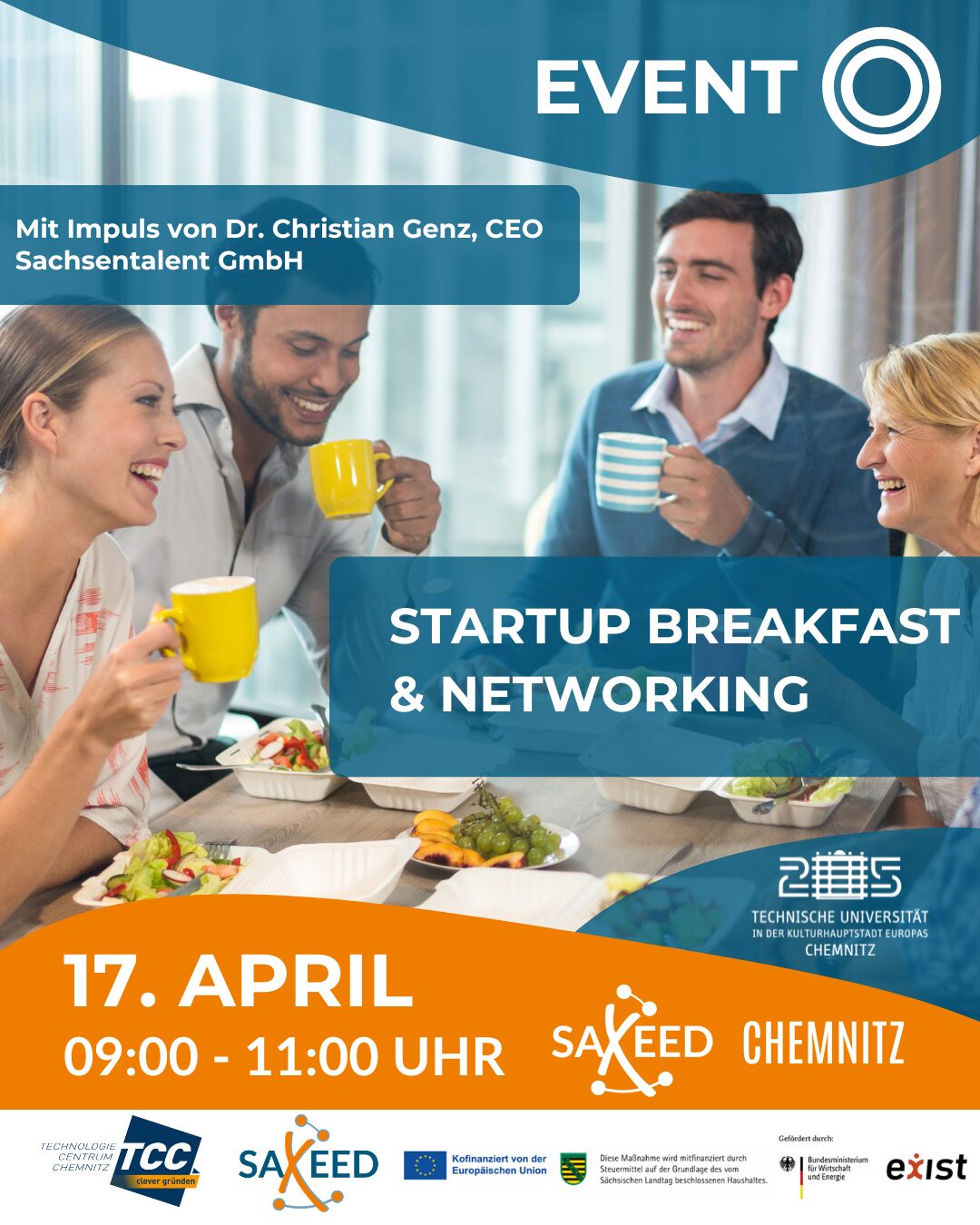 START-UPDATES, BREAKFAST & NETWORKING