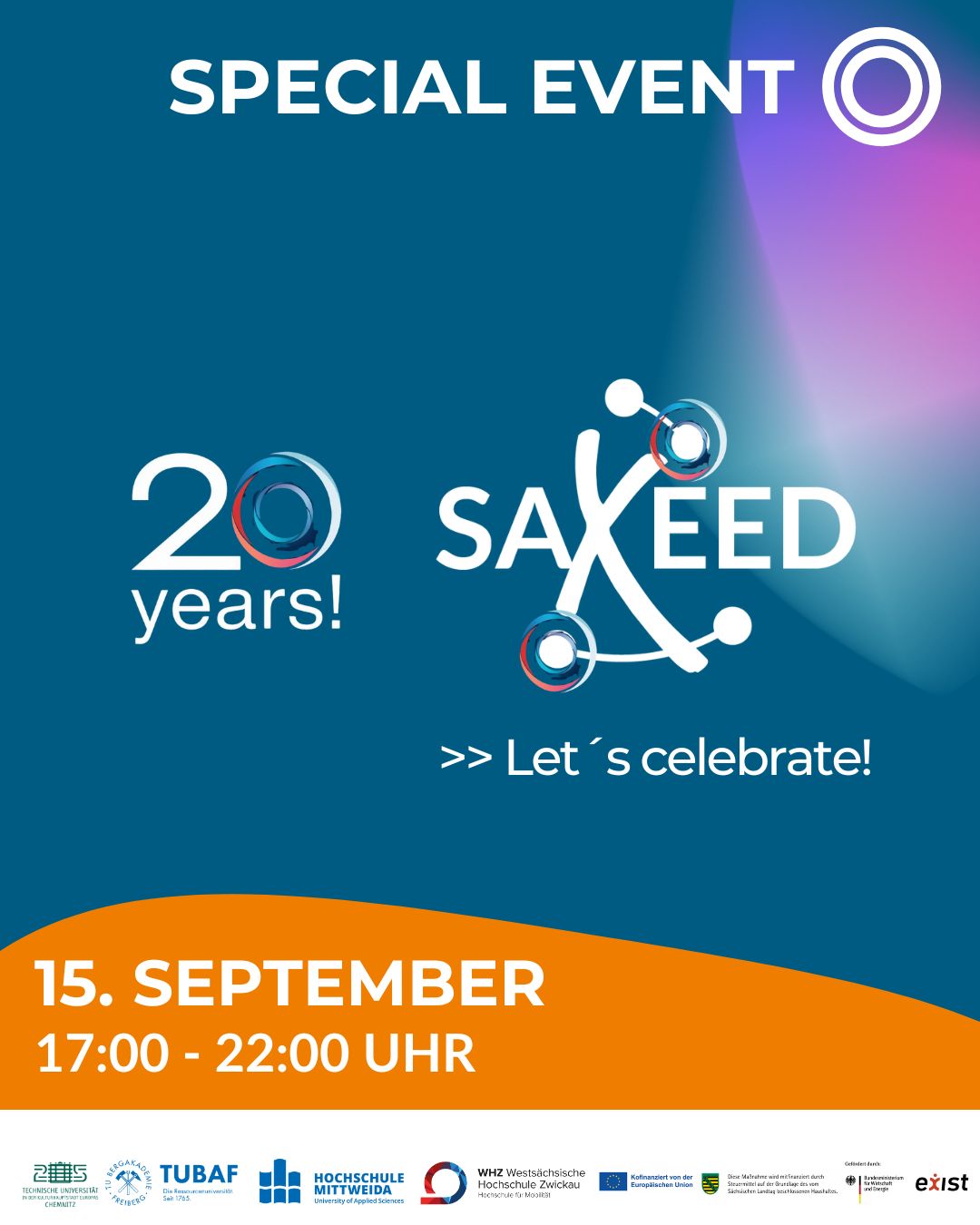 20 Jahre SAXEED - Let´s celebrate!