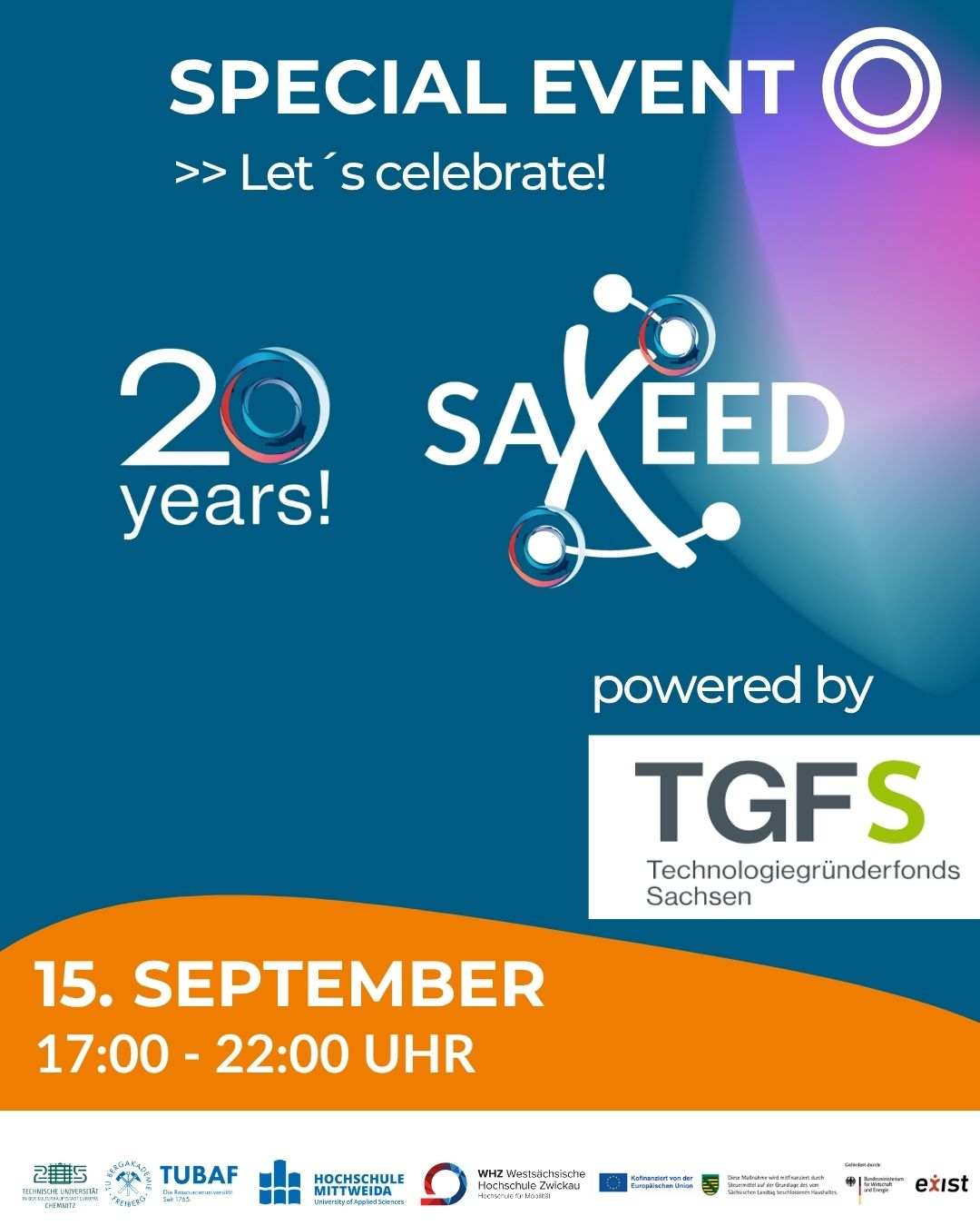 20 Jahre SAXEED - Let´s celebrate!