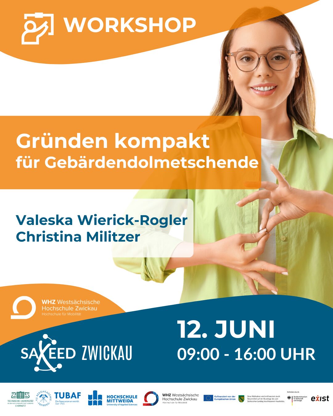 Gründen kompakt für Gebärdensprachdolmetschende