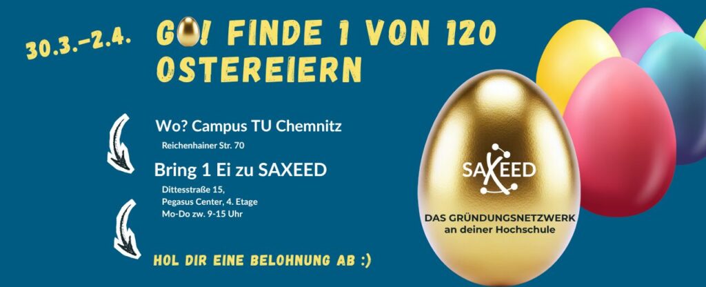 Finde 1 von 120 Ostereiern!