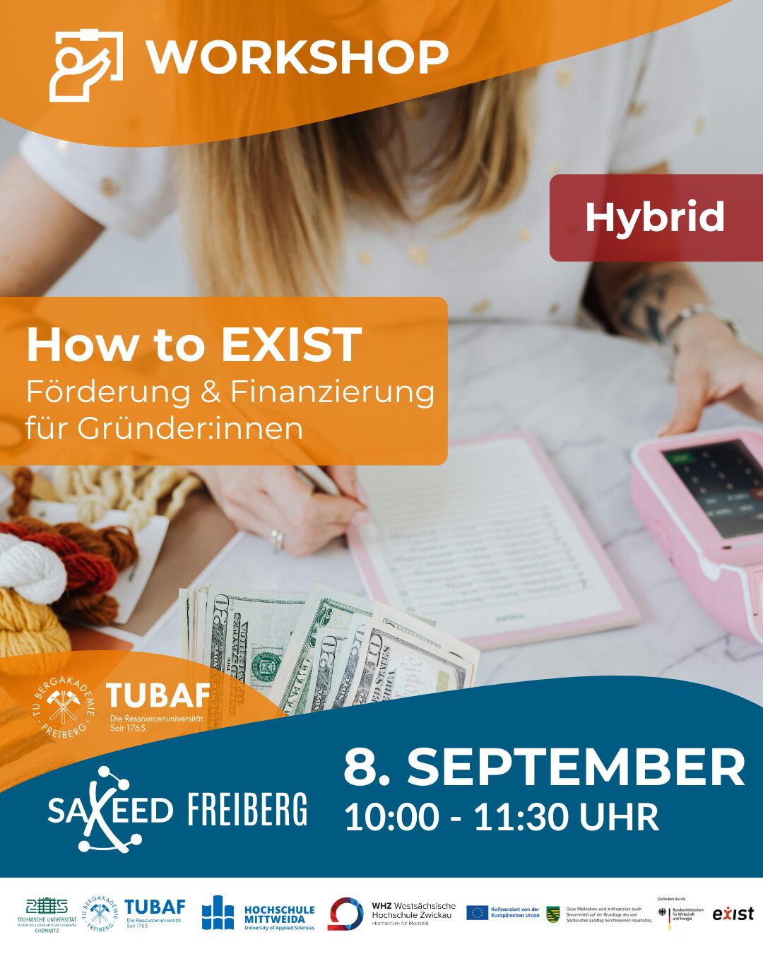 How to exist - Förderung und Finanzierung für Gründer:innen