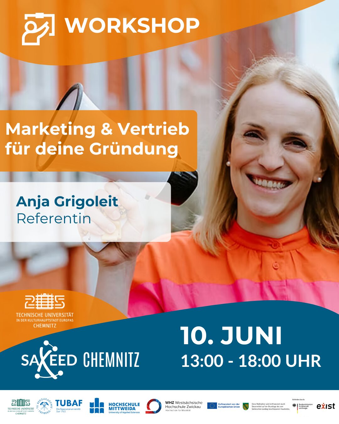 Marketing und Vertrieb für deine Gründung (online)  - EXKLUSIV für SAXEED.women Teilnehmerinnen