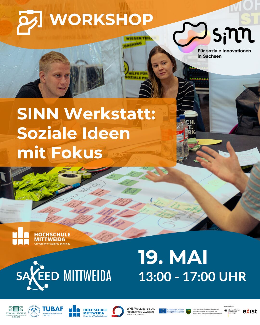 SAXEED x SINN Werkstatt: Soziale Ideen mit Fokus