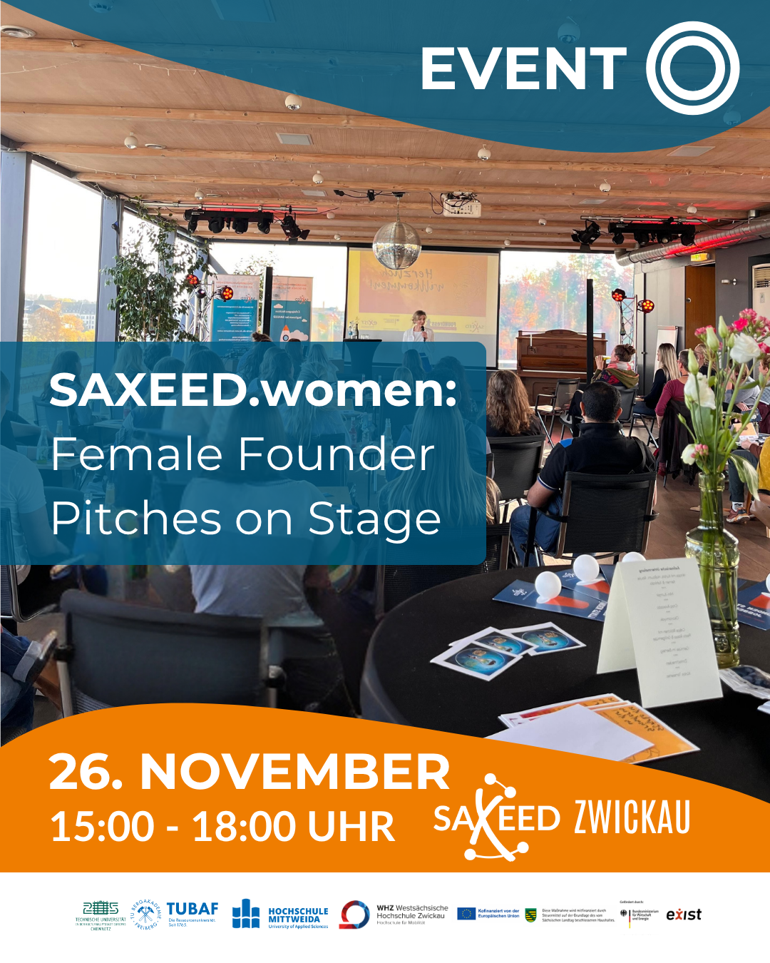 SAXEED.Women: Female Founder Pitches on Stage